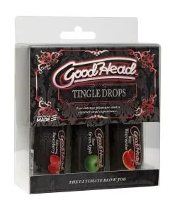 GoodHead Tingle Drops Kit - Strawberry/Green Apple/Watermelon