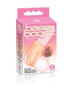 The 9's Base Boost Cock & Balls Sleeve - Natural
