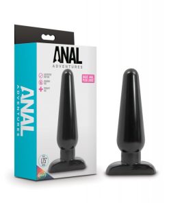 Blush Anal Adventures Basic Anal Plug - Large Black