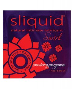 Sliquid Swirl Lubricant Pillow - .17 oz Strawberry Pomegranate