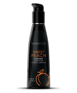 Wicked Sensual Care Waterbased Lubricant - 4 oz Sweet Peach