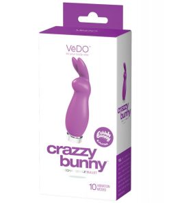 VeDO Crazzy Bunny Rechargeable Bullet - Perfectly Purple