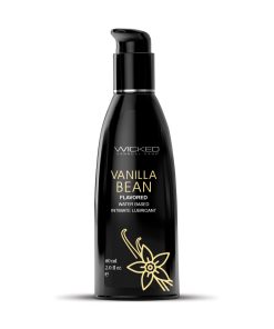 Wicked Sensual Care Aqua Waterbased Lubricant - 2 oz Vanilla Bean