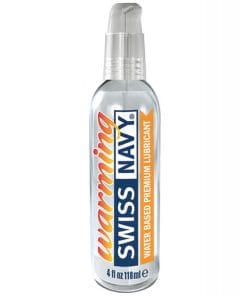 Swiss Navy Warming Water Based Lubricant - 4 oz