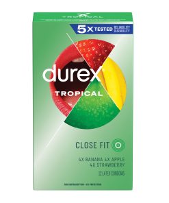 Durex Tropical Color & Scents Condoms - Box of 12