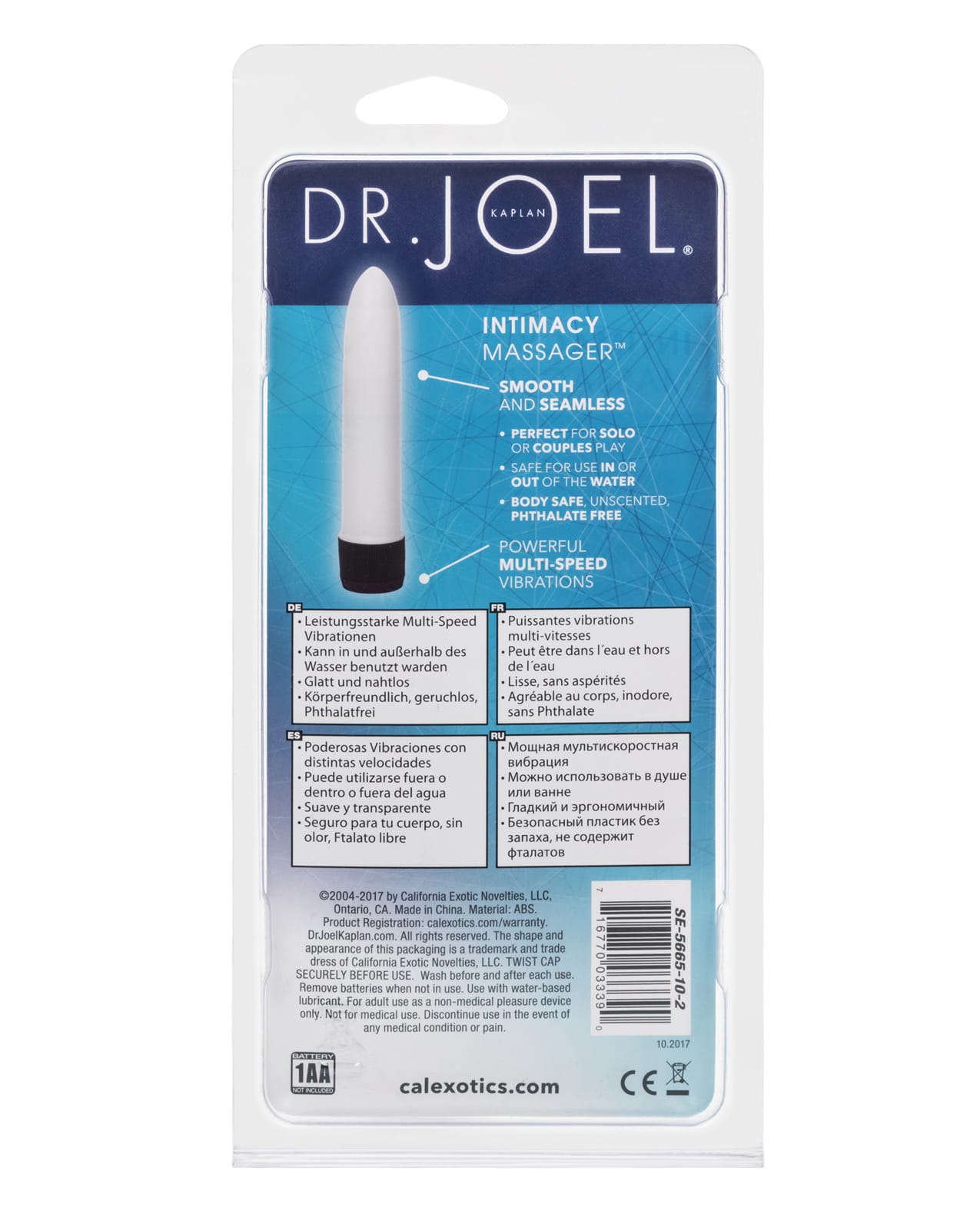 Dr. Joel Kaplan Intimacy Massager 4.5" - White