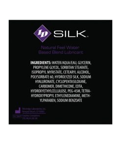 ID Silk Natural Feel Lubricant - 2.2 oz Flip Cap Bottle