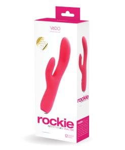 VeDO Rockie Rechargeable Dual Vibe - Foxy Pink