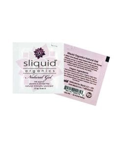 Sliquid Organics Natural Lubricating Gel - .17 oz Pillow