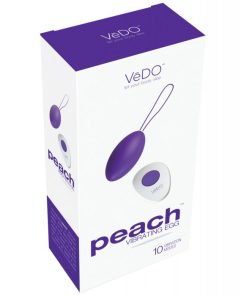 VeDO Peach Rechargeable Egg Vibe - Into You Indigo