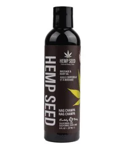 Earthly Body Massage & Body Oil - 8 oz Nag Champa