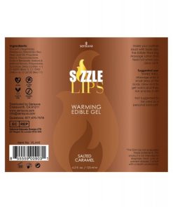 Sizzle Lips Warming Gel - 4.2 oz Salted Caramel