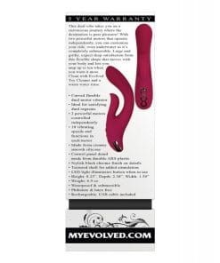 Evolved Red Dream Dual Stim - Burgundy