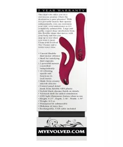 Evolved Red Dream Dual Stim - Burgundy