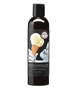 Earthly Body Edible Massage Oil - 8 oz French Vanilla