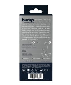 VeDO Bump Rechargeable Anal Vibe - Just Black