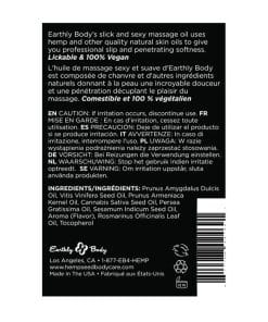 Earthly Body Edible Massage Oil - 2 oz Mango