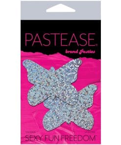 Pastease Premium Glitter Butterfly - Silver O/S