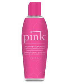 Pink Silicone Lube - 4.7 oz Flip Top Bottle