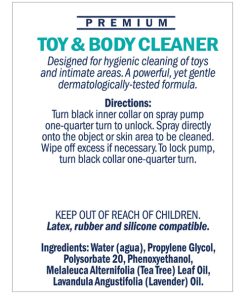 Swiss Navy Toy & Body Cleaner - 6 oz Bottle