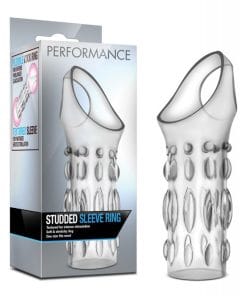 Blush Performance Studded Sleeve Ring - Clear