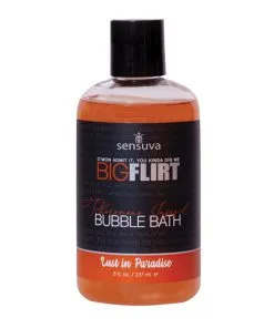Sensuva Big Flirt Pheromone Bubble Bath - 8 oz Lust In Paradise