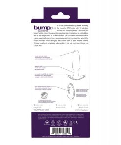 VeDO Bump Plus Rechargeable Remote Control Anal Vibe - Deep Purple