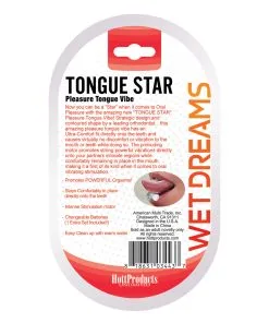 Wet Dreams Tongue Star Vibe - Clear