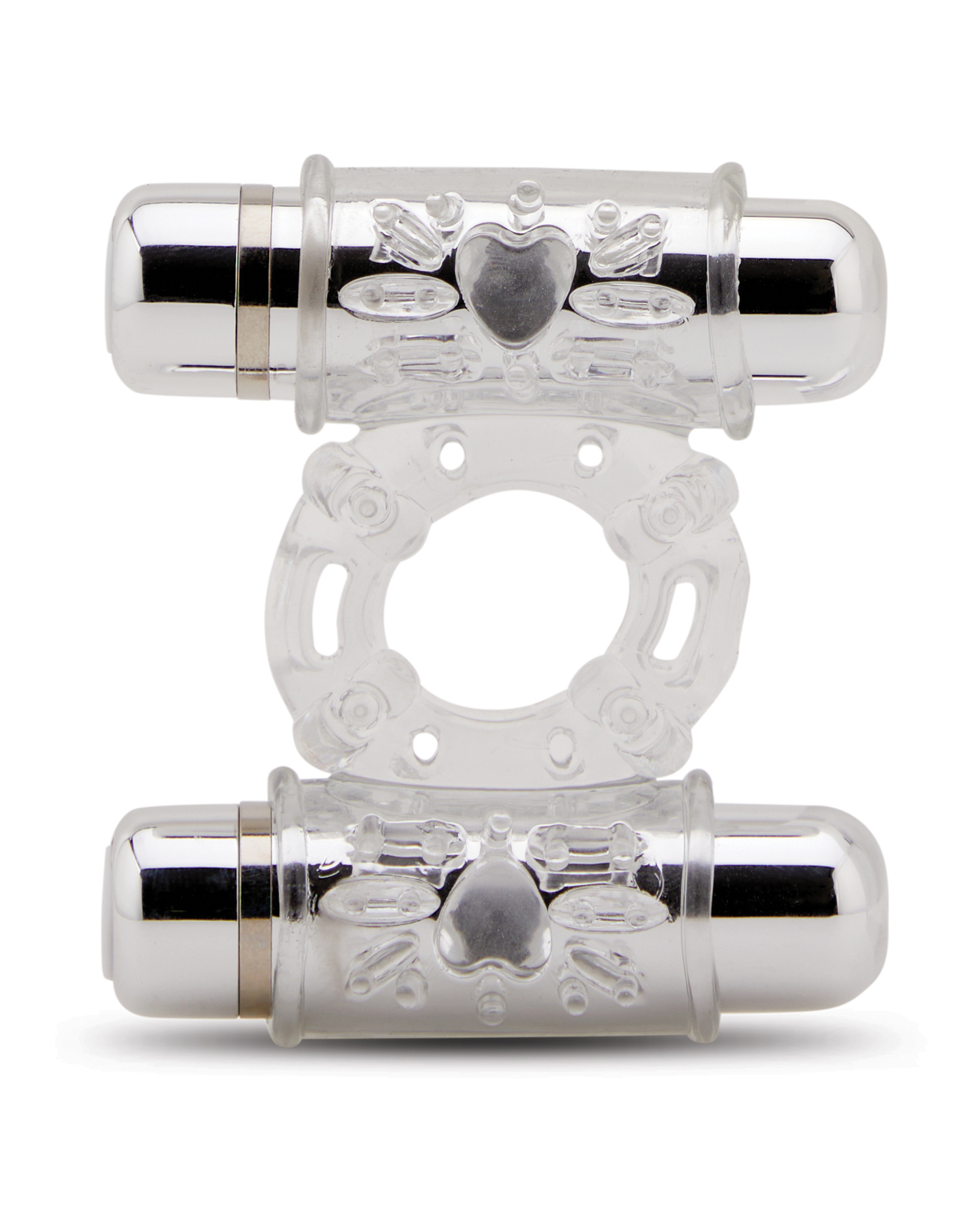 Nu Sensuelle Double Action Cockring 2x7 Function - Clear