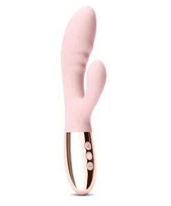 Le Wand BLEND Double Motor Rabbit Rechargeable Vibrator - Rose Gold