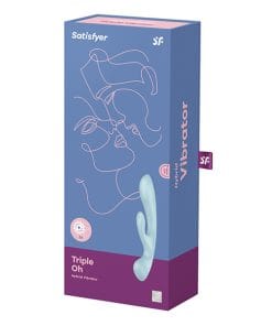 Satisfyer Triple Oh - Light Blue