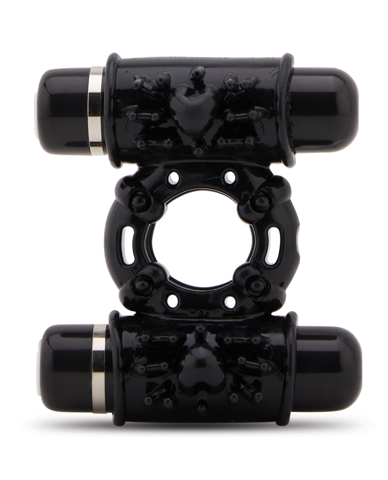 Nu Sensuelle Double Action Cockring 2x7 Function - Black