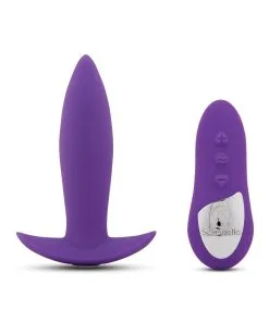 Nu Sensuelle Remote Control Rechargeable Mini Plug - Purple