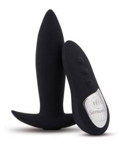 Nu Sensuelle Remote Control Rechargeable Mini Plug - Black