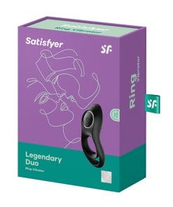 Satisfyer Legendary Duo Ring Vibrator - Black