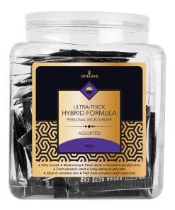Sensuva Ultra Thick Hybrid Personal Moisturizer - Asst. Tub of 100
