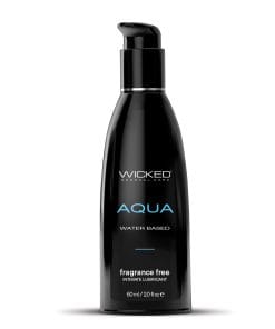 Wicked Sensual Care Aqua Waterbased Lubricant - 2 oz Fragrance Free