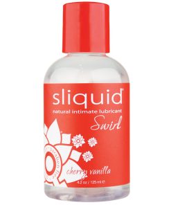 Sliquid Naturals Swirl Lubricant - 4.2 oz Cherry Vanilla