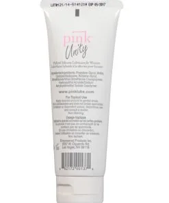 Pink Unity Hybrid Silicone Based Lubricant - 3.3 oz Tube