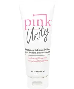 Alternative view of Pink Unity Hybrid Silicone Based Lubricant - 3.3 oz Tube