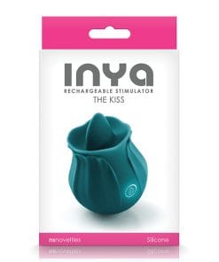 Alternative view of INYA The Kiss Rechargeable Vibe - Dark Teal