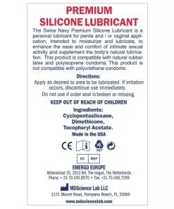 Alternative view of Swiss Navy Lube Silicone - 2 oz
