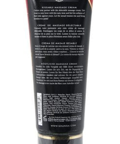 Shunga Kissable Massage Cream - 7 oz Sparkling Strawberry Wine