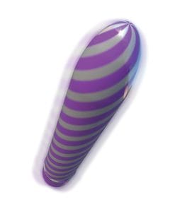 Alternative view of Classix Sweet Swirl Vibrator - Purple