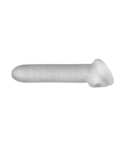 Alternative view of Perfect Fit Fat Boy Micro Ribbed Sheath 7.5" - Clear