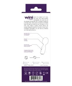 Alternative view of VeDo Wini Rechargeable Mini Wand - Deep Purple