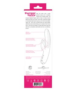 Alternative view of VeDO Thumper Bunny Rechargeable Dual Vibe - Pretty in Pink