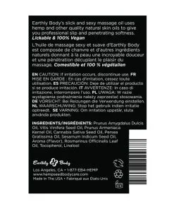 Alternative view of Earthly Body Edible Massage Oil - 8 oz Banana