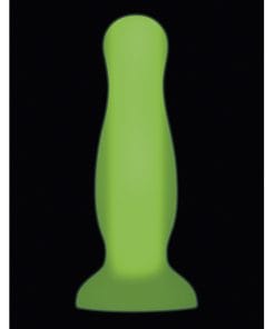 Alternative view of Evolved Luminous Anal Plug Large - Green