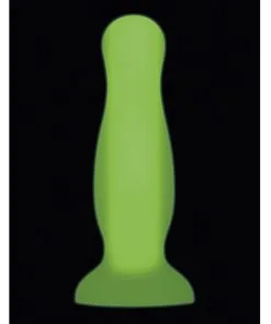 Alternative view of Evolved Luminous Anal Plug Large - Green